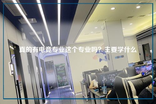 真的有电竞专业这个专业吗？主要学什么